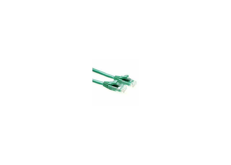 ACT Groene 2 meter U/UTP CAT5E patchkabel component level met RJ45 connectoren ACT Groene 2 meter U/UTP CAT5E patchkabel component level met RJ45 connectoren