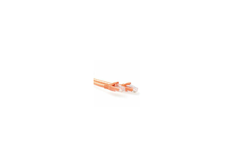 ACT Oranje 20 meter U/UTP CAT6 patchkabel snagless met RJ45 connectoren ACT Oranje 20 meter U/UTP CAT6 patchkabel snagless met RJ45 connectoren