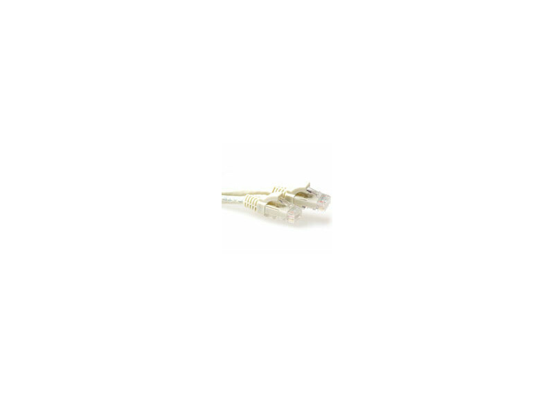 ACT Ivoor 20 meter U/UTP CAT6 patchkabel snagless met RJ45 connectoren ACT Ivoor 20 meter U/UTP CAT6 patchkabel snagless met RJ45 connectoren
