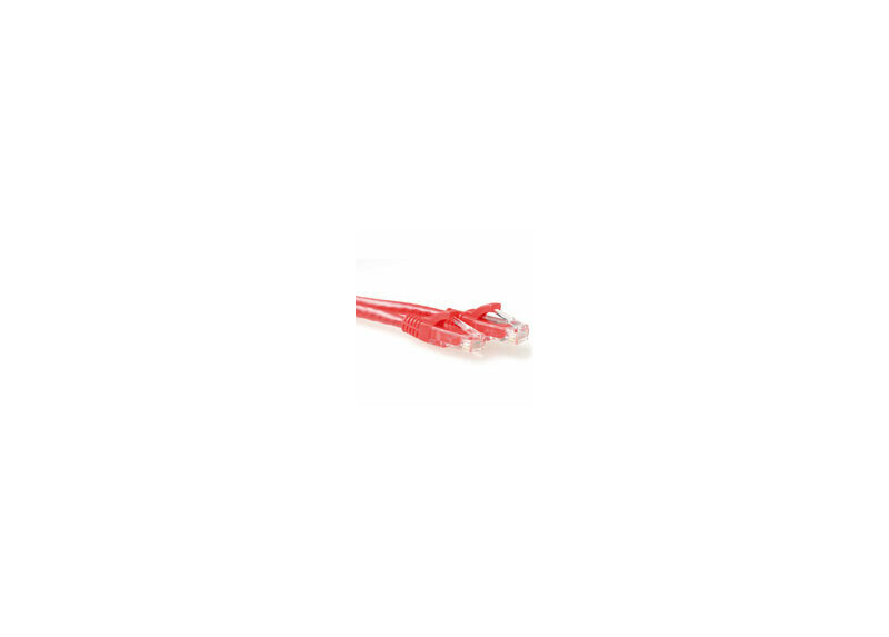 ACT Rode 5 meter U/UTP CAT6 patchkabel snagless met RJ45 connectoren ACT Rode 5 meter U/UTP CAT6 patchkabel snagless met RJ45 connectoren