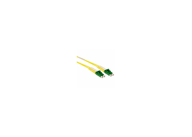 ACT 1,5 meter LSZH Singlemode 9/125 OS2 glasvezel patchkabel duplex met LC/APC8 connectoren ACT 1,5 meter LSZH Singlemode 9/125 OS2 glasvezel patchkabel duplex met LC/APC8 connectoren