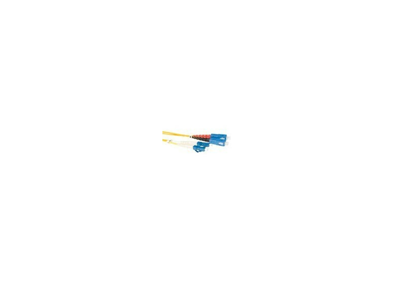 ACT 30 meter LSZH Singlemode 9/125 OS2 glasvezel patchkabel duplex met LC en SC connectoren ACT 30 meter LSZH Singlemode 9/125 OS2 glasvezel patchkabel duplex met LC en SC connectoren
