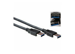ACT USB 3.0 A male - USB A male  1,00 m
