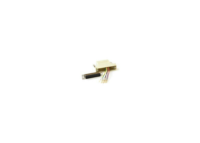 ACT Mountable Heavy Duty Adapter RJ-45 Female naar 25 D-Sub male ACT Mountable Heavy Duty Adapter RJ-45 Female naar 25 D-Sub male