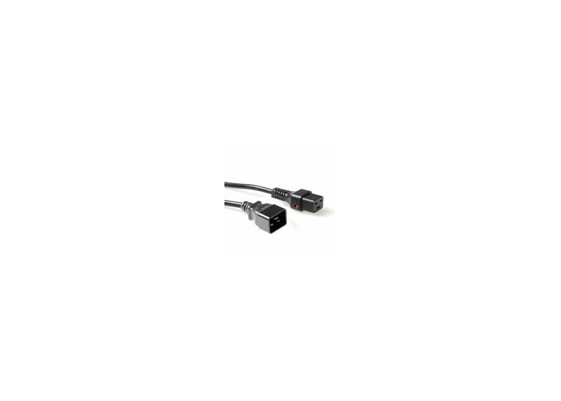 ACT Netsnoer C19 IEC Lock - C20 zwart 2 m, PC1285 ACT Netsnoer C19 IEC Lock - C20 zwart 2 m, PC1285