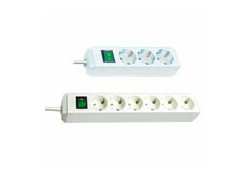 Brennenstuhl Eco-Line, stekkerdoos, 3 sockets, 1.5m, wit, met schakelaar