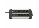 Brennenstuhl Premium Duo Alu-Line, stekkerdoos , 12 sockets, 3m, met schakelaar