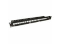 Molex Patchpaneel  shielded 24 poorten voor keystones met kabel management bar