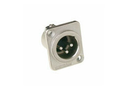 Amphenol 5 polige XLR chassisdeel female in type D