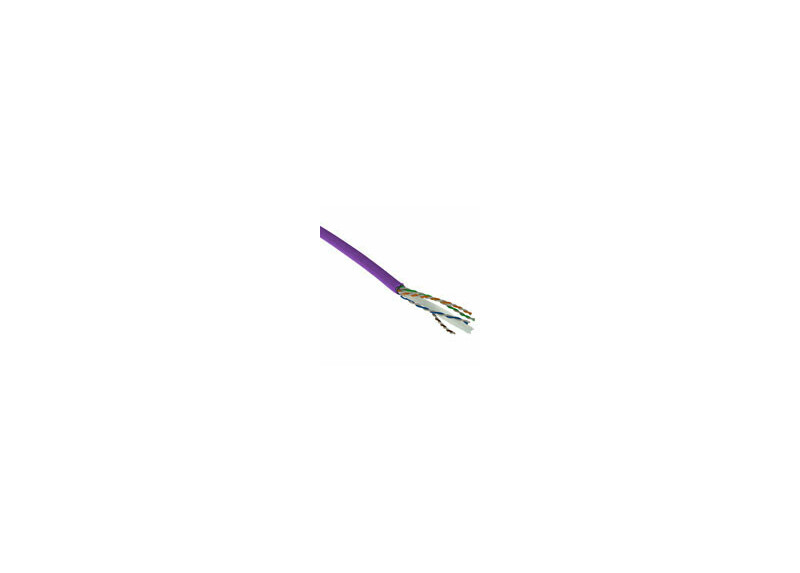 ACT Cat 6 F/UTP massieve installatiekabel, LSZH, CPR euroklasse ECA, 24AWG, violet 305 meter ACT Cat 6 F/UTP massieve installatiekabel, LSZH, CPR euroklasse ECA, 24AWG, violet 305 meter