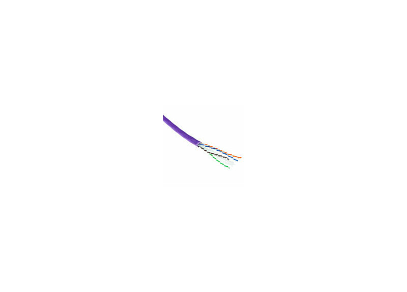 ACT Cat 6A U/UTP massieve installatiekabel, LSZH, CPR euroklasse ECA, 23AWG, violet 305 meter ACT Cat 6A U/UTP massieve installatiekabel, LSZH, CPR euroklasse ECA, 23AWG, violet 305 meter