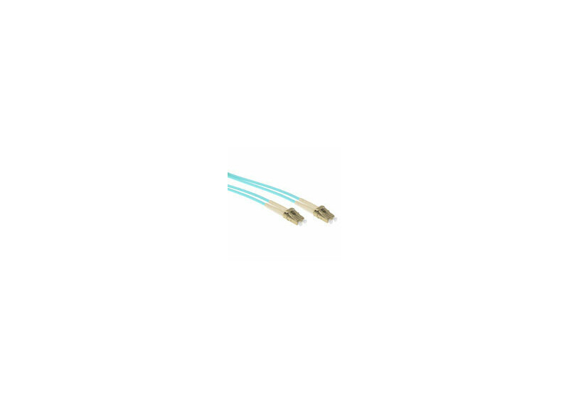 ACT 30 meter multimode 50/125 OM3 duplex armored fiber patch kabel met LC connectoren ACT 30 meter multimode 50/125 OM3 duplex armored fiber patch kabel met LC connectoren