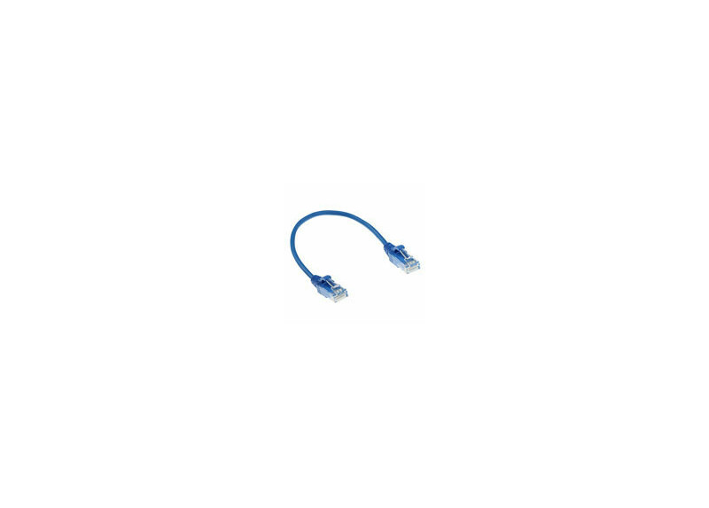 ACT Blauwe 0.25 meter LSZH U/UTP CAT6 datacenter slimline patchkabel snagless met RJ45 connectoren ACT Blauwe 0.25 meter LSZH U/UTP CAT6 datacenter slimline patchkabel snagless met RJ45 connectoren
