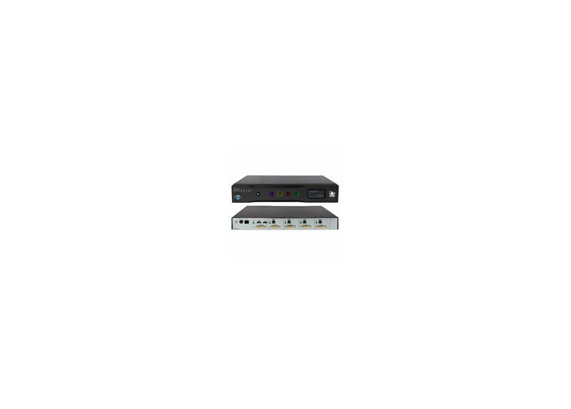 Adder AdderView Secure 4-port DVI-D 2K/60 DUAL HEAD 4 poorts Adder AdderView Secure 4-port DVI-D 2K/60 DUAL HEAD 4 poorts
