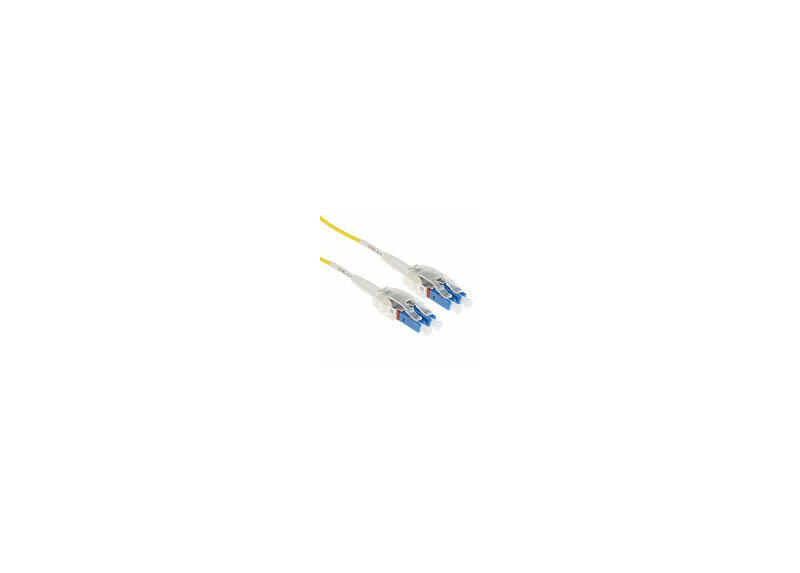 ACT 10 meter Singlemode 9/125 OS2 Polarity Twist patchkabel met LC connectoren ACT 10 meter Singlemode 9/125 OS2 Polarity Twist patchkabel met LC connectoren