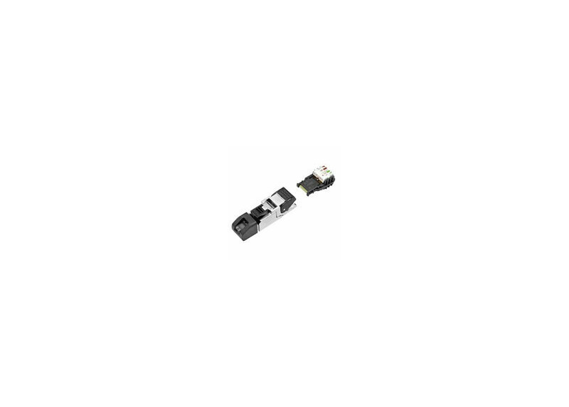 Binder Field attachable RJ45 shielded connector, TIA-568B, AWG24/1-22/1, AWG27/7-AWG22/7 Binder Field attachable RJ45 shielded connector, TIA-568B, AWG24/1-22/1, AWG27/7-AWG22/7