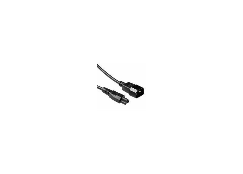 ACT Netsnoer C14 - C5 zwart 3 m ACT Netsnoer C14 - C5 zwart 3 m