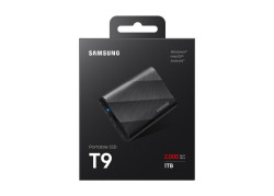 1TB Samsung T9 NVMe/Zwart/USB-C/2000/1950