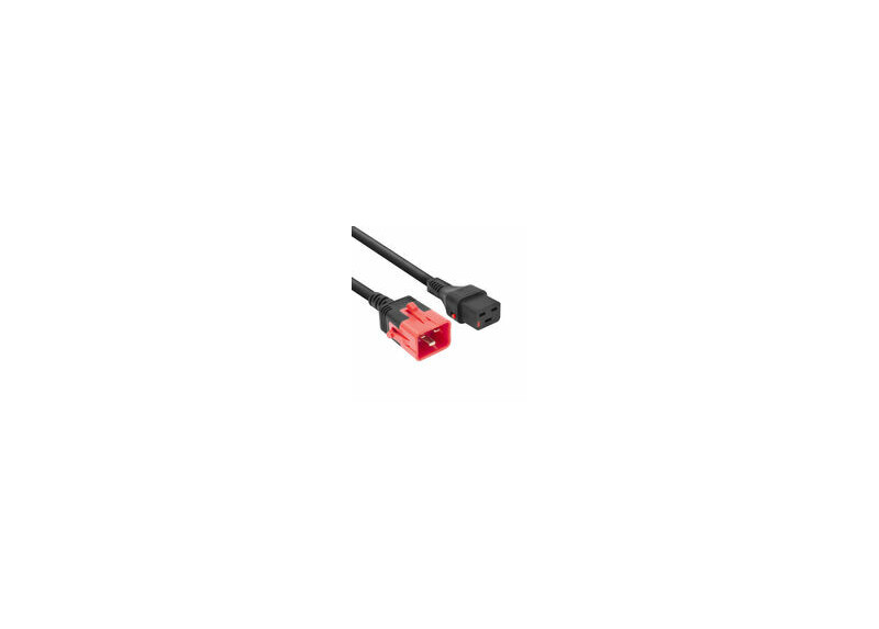 ACT Netsnoer C19 IEC Lock - C20 IEC Lock Dual Locking zwart 3 m, PC3640 ACT Netsnoer C19 IEC Lock - C20 IEC Lock Dual Locking zwart 3 m, PC3640