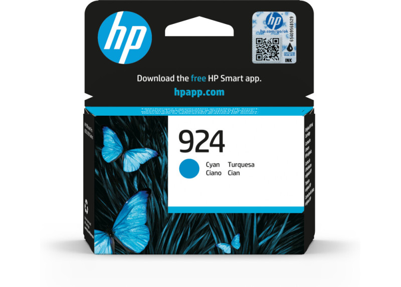 HP No.924 Cyaan 400 pagina`s (Origineel)