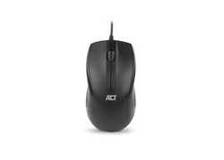 ACT Bedrade full size optische muis 1000 DPI, stille klik, milieuvriendelijk, gemaakt van gerecycled materiaal