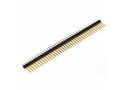 MPE-Garry 2 polige PCB contactstrip met 2,54 mm rastermet 2,54 mm raster