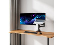 ACT Monitorarm met laptophouder office premium, gasveer, paalbevestiging, 1 monitor