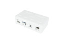 ACT Unloaded surface keystone mount box voor 4 keystone jacks