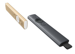 Logitech Spotlight Draadloze presenter Bluetooth/RF Grijs