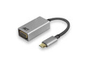 ACT AC7000 USB-C naar VGA female adapter, kabellengte 0.15m, aluminium behuizing