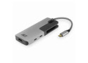 ACT AC7021 USB-C naar HDMI female adapter met PD Pass-Through, 4K, USB-A , USB-C port, kaartlezer