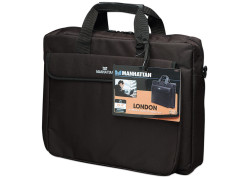 Manhattan London notebooktas 39,6 cm (15.6") Aktetas Zwart