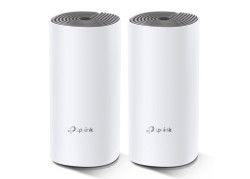 TP-LINK Deco E4 (2-pack) Dual-band (2.4 GHz / 5 GHz) Wi-Fi 5 (802.11ac) Wit, Grijs Intern