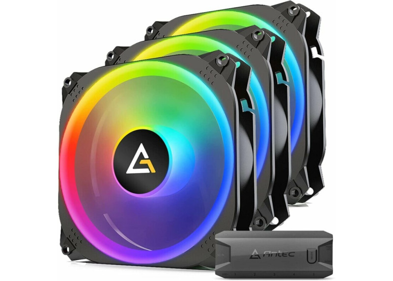 Antec Prizm 120 3+C Case FAN 120MM / GAMING +3xFAN+Cont/ RGB