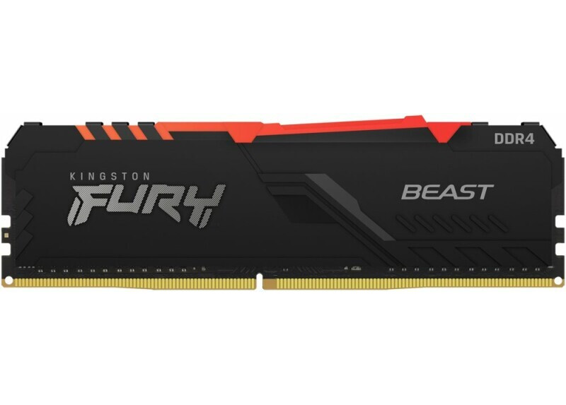 Kingston Fury Beast | 1x16GB DDR4 | 3600MHz | DIMM | CL18 | Geheugenmodule | RAM Kingston Fury Beast | 1x16GB DDR4 | 3600MHz | DIMM | CL18 | Geheugenmodule | RAM