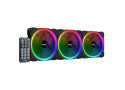 Aerocool Orbit RC 3x120MM RGB/GAMING +Remote 14.1dB/ RGB