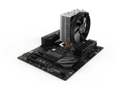 be quiet! SHADOW ROCK SLIM 2 Processor Koeler 13,5 cm Aluminium, Zwart, Koper 1 stuk(s)