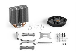 be quiet! SHADOW ROCK SLIM 2 Processor Koeler 13,5 cm Aluminium, Zwart, Koper 1 stuk(s)