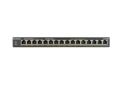 NETGEAR GS316PP Unmanaged Gigabit Ethernet (10/100/1000) Power over Ethernet (PoE) Zwart