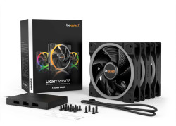 be quiet! Light Wings | 120mm PWM Triple Pack Computer behuizing Ventilator 12 cm Zwart 3 stuk(s)