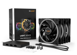 be quiet! Light Wings | 120mm PWM Triple Pack high-speed Computer behuizing Ventilator 12 cm Zwart 3 stuk(s)