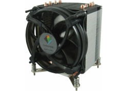 Inter-Tech K-17 Processor Koeler 9,2 cm Aluminium, Zwart
