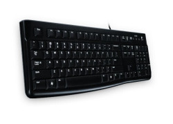 Logitech K120 Corded Keyboard toetsenbord USB QWERTZ Duits Zwart