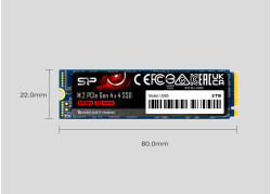 Silicon Power UD85 1TB NVMe SSD M.2 - 3600MB/s