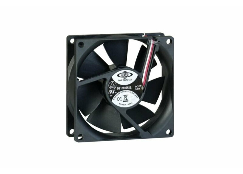 Inter-Tech 88885181 koelsysteem voor computers Computer behuizing Ventilator 8 cm Zwart