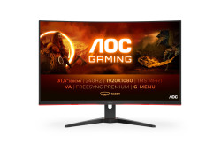 AOC G2 C32G2ZE/BK computer monitor 80 cm (31.5") 1920 x 1080 Pixels Full HD LED Zwart, Rood