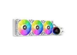 Sharkoon S90 Processor Alles-in-één vloeistofkoeler 12 cm Wit 1 stuk(s)