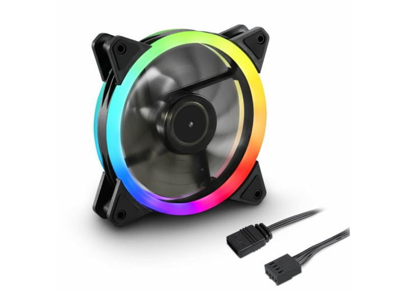 Sharkoon Shark Blades PWM Computer behuizing Ventilator 12 cm Zwart 1 stuk(s)