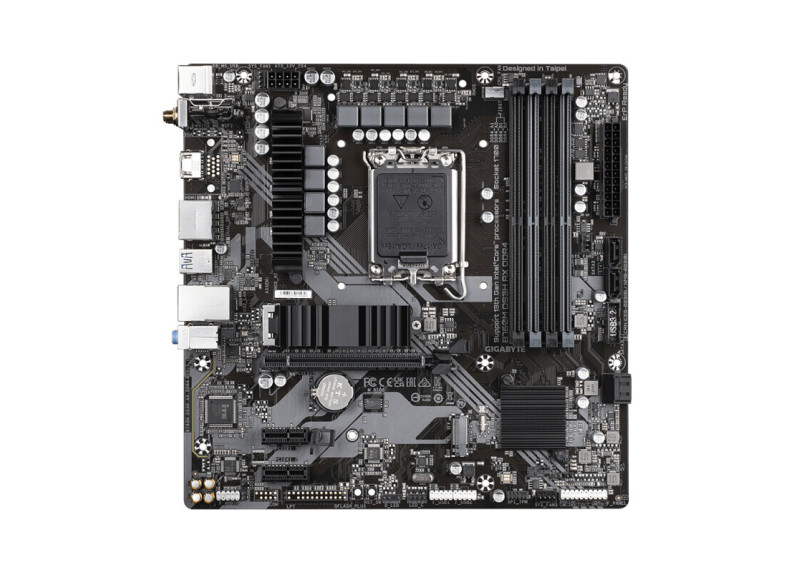 Gigabyte B760M DS3H AX DDR4 | Socket LGA 1700 | Intel B760 | 4xDDR4 | Micro-ATX | Moederbord