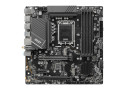 MSI MB PRO B760M-A WIFI | Socket LGA 1700 | Intel B760 | 4xDDR5 | Micro-ATX | Moederbord
